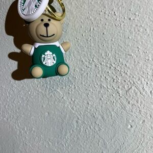 Starbucks Green Bear Keychain
